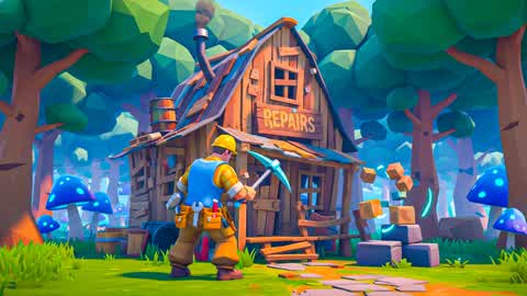 👷‍♂️ BUILD A HOUSE TYCOON 🏠 PVE & PVP