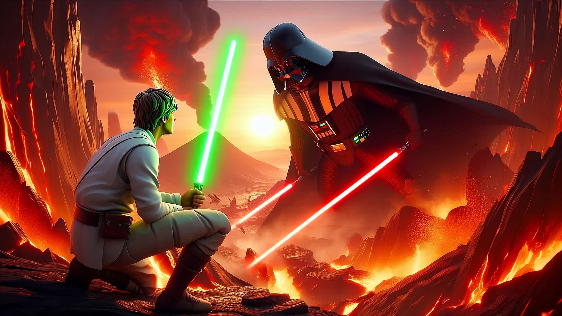 1v1 LIGHTSABER DUELING