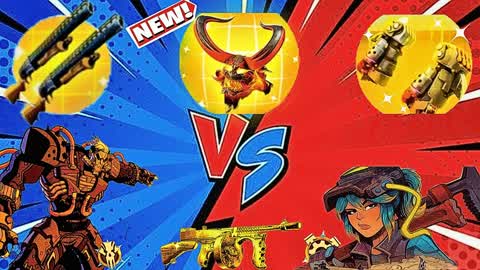 ‼️Red vs Blue 🔴🔵 |💥Chaos Arena ⚔🔥