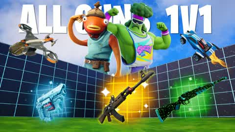 CRAZY 1V1 FFA: TODAS LAS ARMAS Y SECRETOS