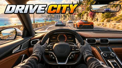 CAR DRIVE CITY DRIFT RAMP JUMP HORROR