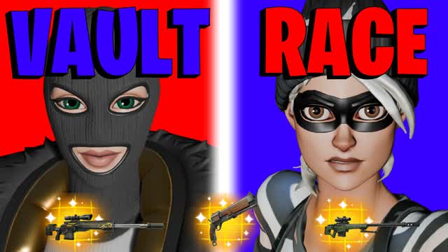 Vault Race Red vs Blue