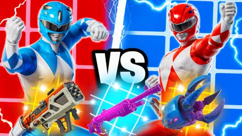 TMNT RANGERS RED VS BLUE🔴🔵