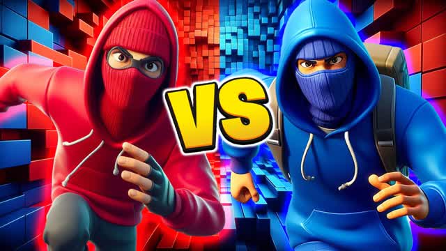 RED VS BLUE BLOCK🔴🔵