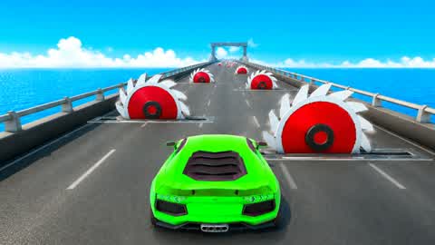 SPEED CAR BUMPS CHALLENGE 🚗🔥 MUSIC
