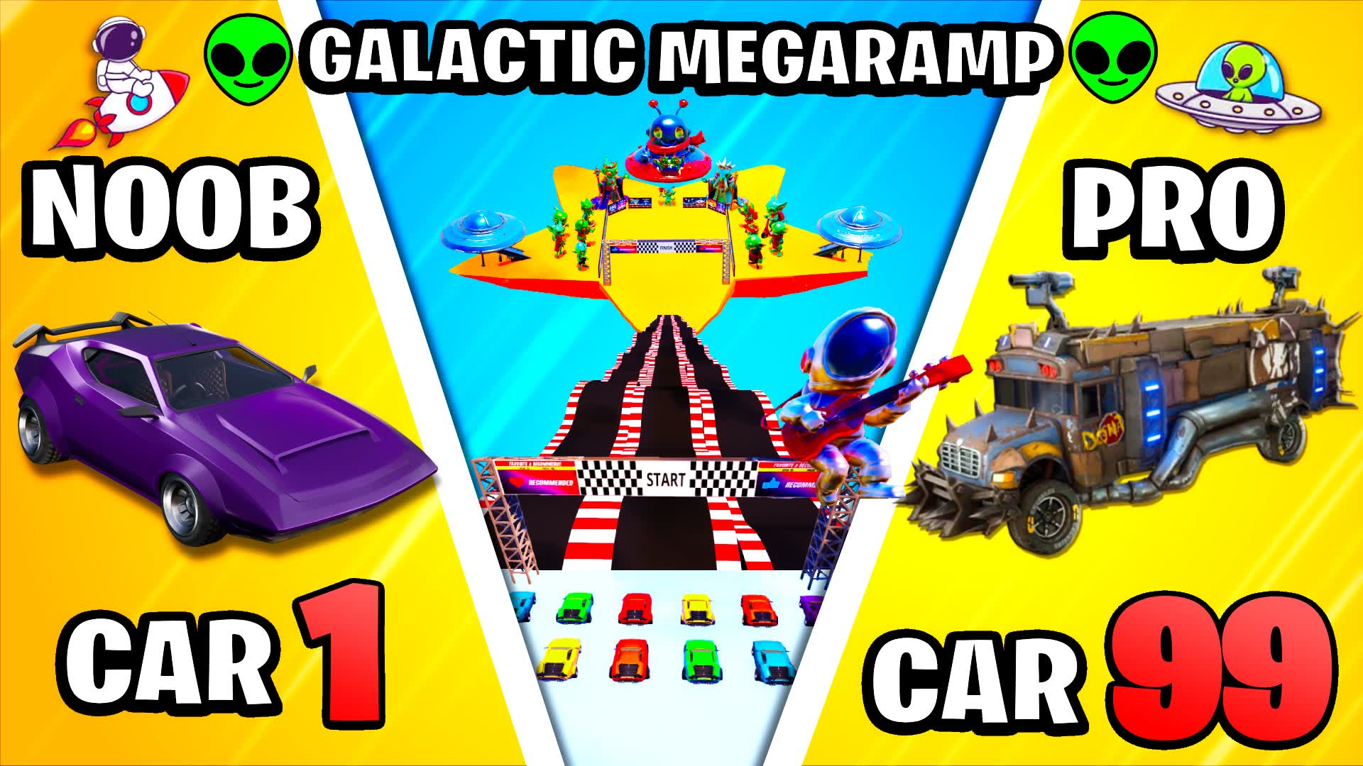 👽 Cars Mega Ramp Galactic 👽
