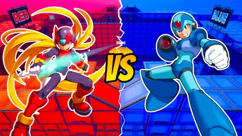 MEGA MAN VS ZERO 🔴🔵 RED VS BLUE