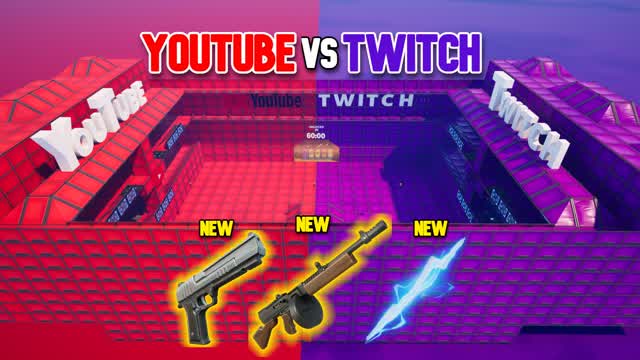 🔴YOUTUBE VS TWITCH TDM🟣