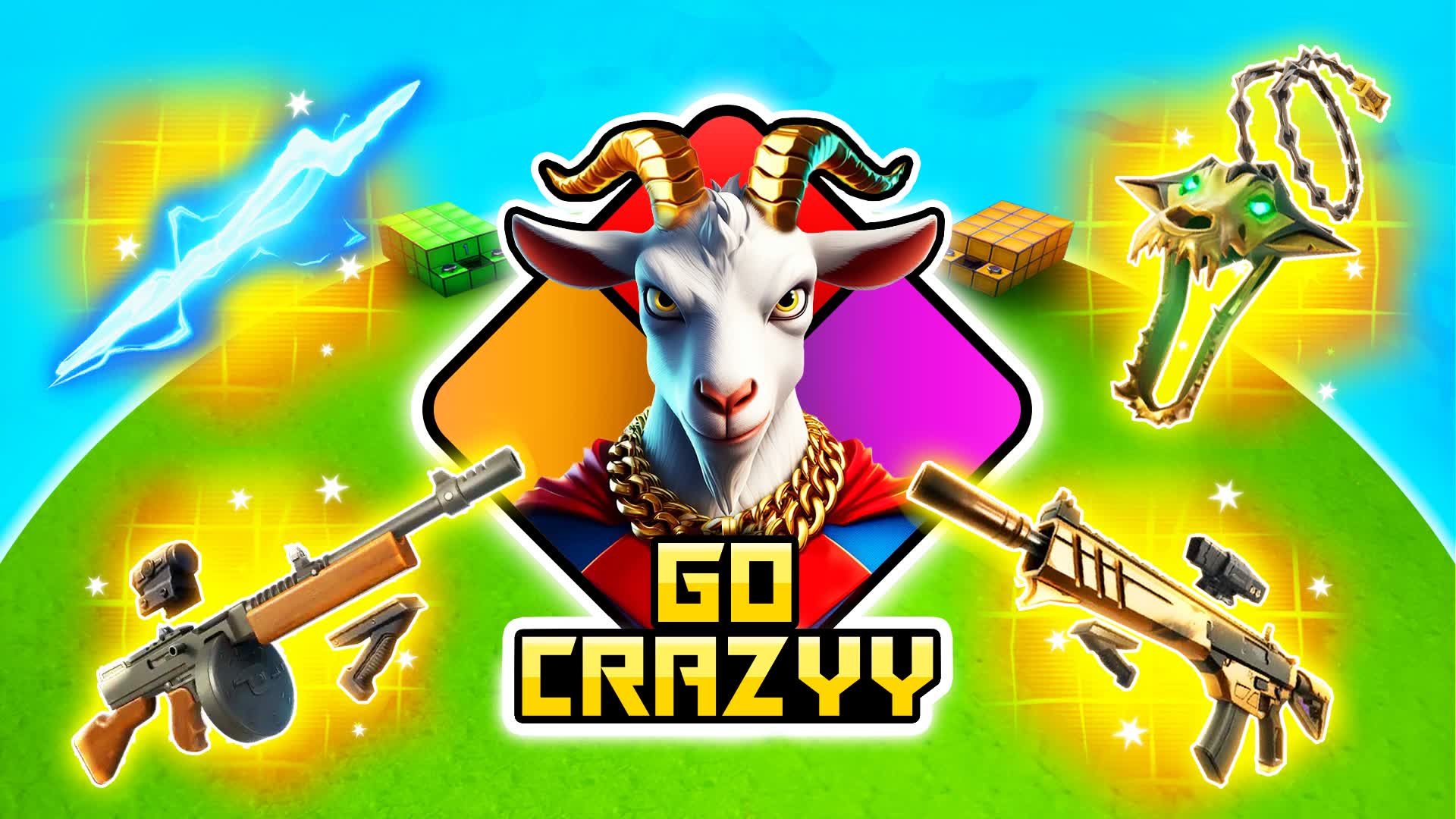 🐐 CRAZYY GO GOATED! 🌀 ZONE WARS ⭐ 5111-5068-3895 by gnacombat ...