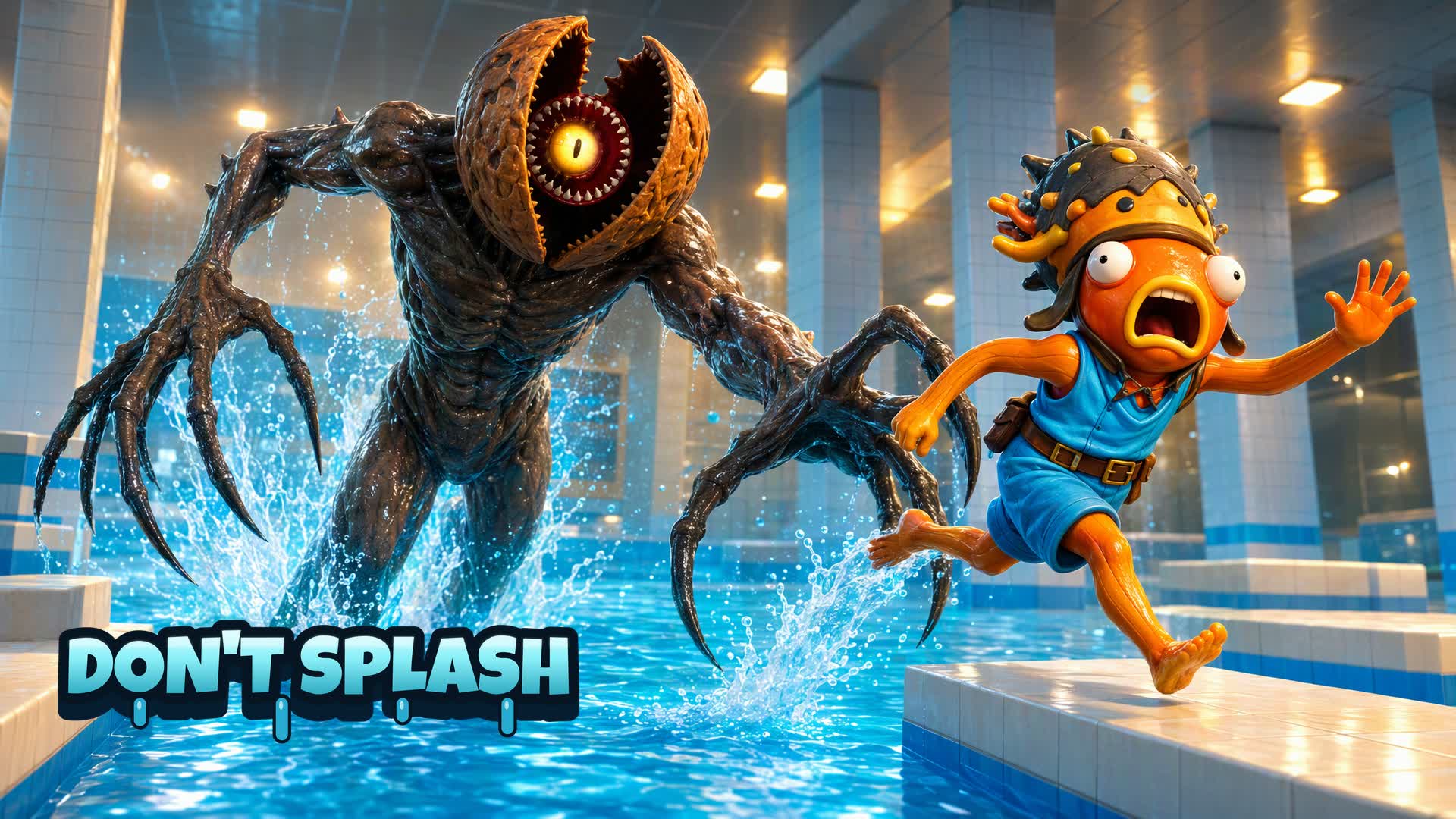 DONT SPLASH [HORROR] - Fortnite island 0931-1267-5135 by ensdrongus