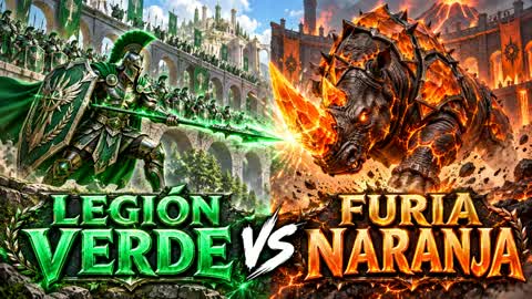 🟢 GREEN LEGION vs ORANGE FURY 🟠