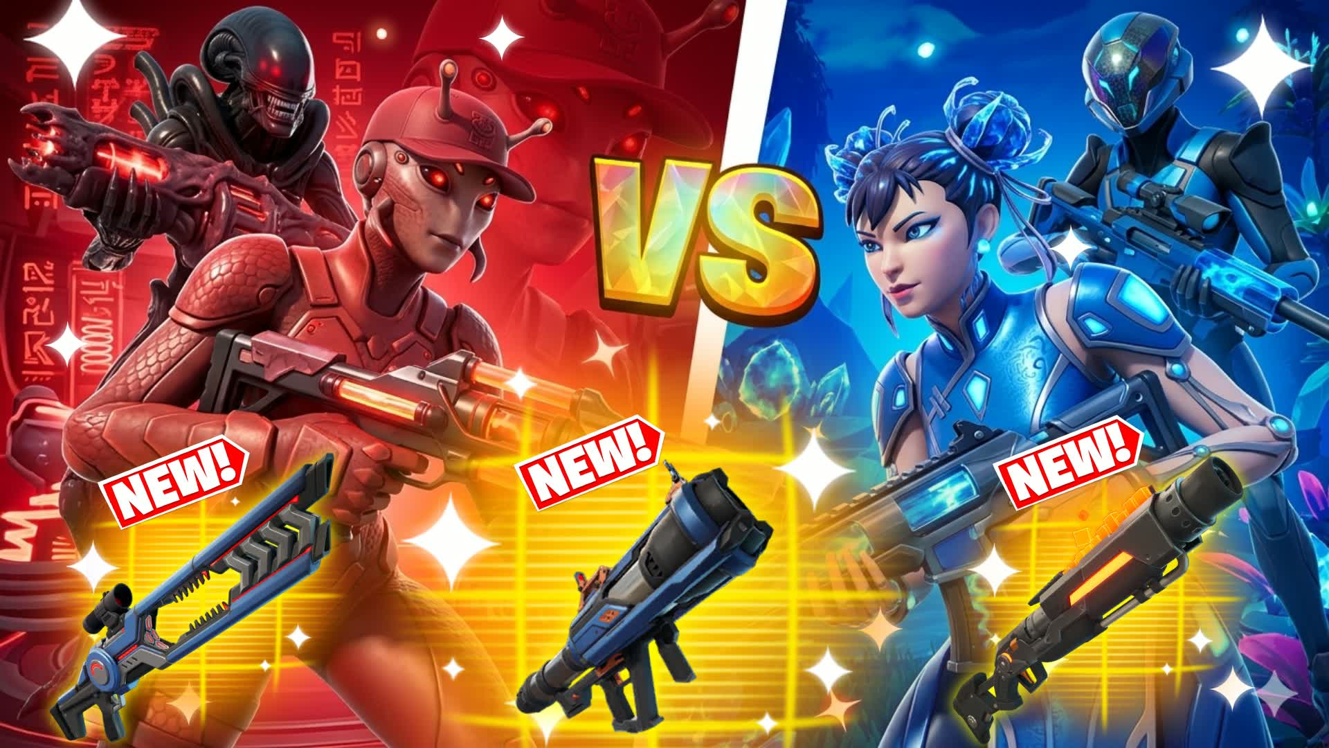 ラッキー エイリアン RED VS BLUE🔴🔵