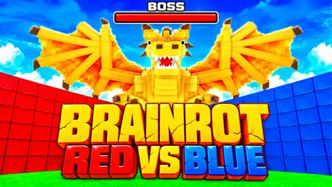 BRAINROT RED VS BLUE đŽđ” BOSS FIGHT
