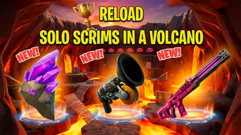 🏆 SOLO SCRIMS RELOAD IN A VOLCANO 🏆