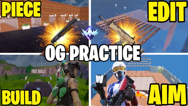 🎯Aim, 🛠️Free Build, ✏️Edit, 🧩Piece