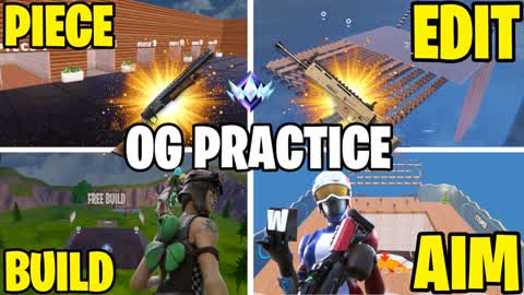 🎯Aim, 🛠️Free Build, ✏️Edit, 🧩Piece