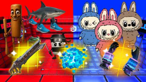 BRAINROT VS LABUBU⭐RED VS BLUE🔴🔵