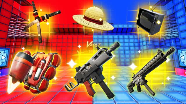 EPIC RED VS BLUE MULTI POWERS🔴🔵