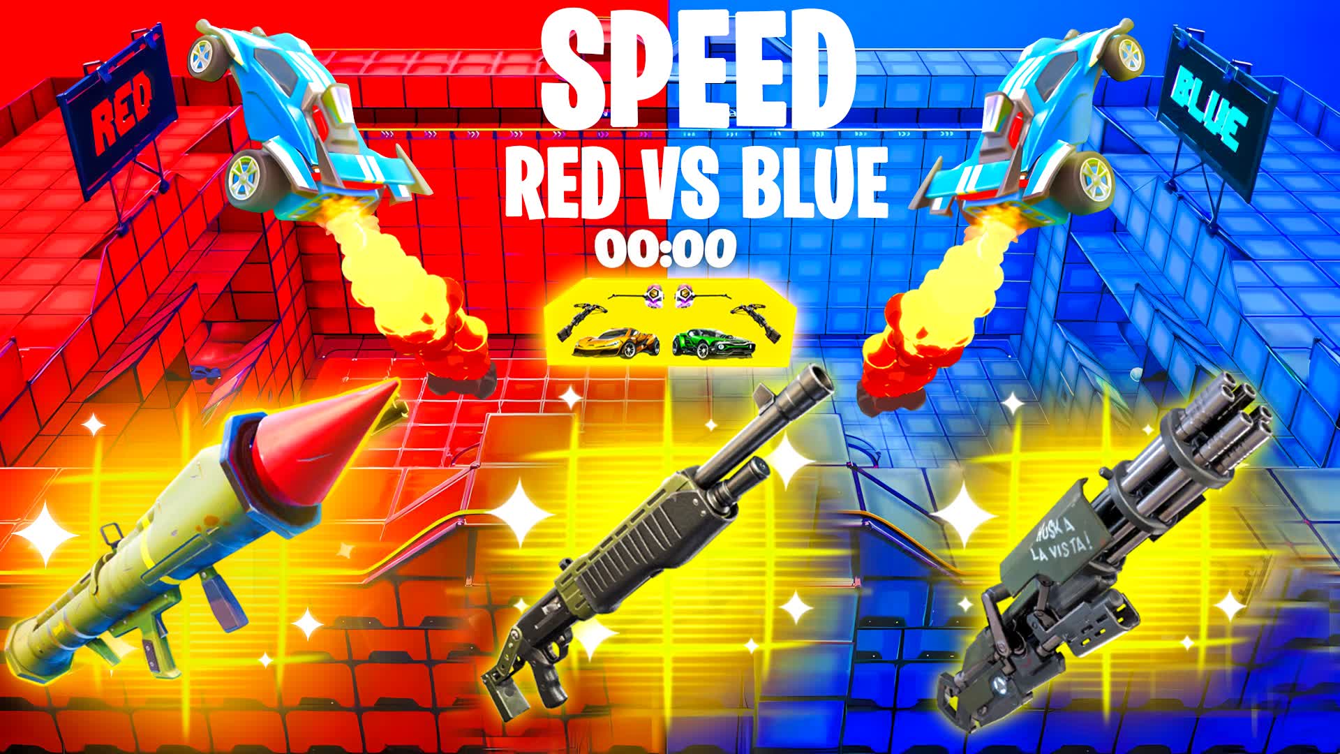 SUPER HERO RED VS BLUE 🔴 🔵