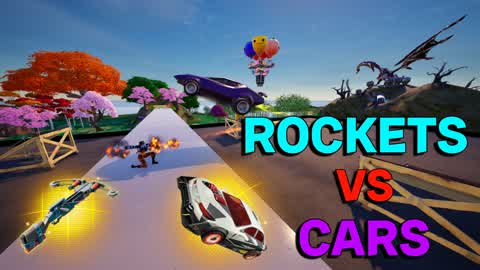 🐉🏝️Fantasy Rockets vs Cars🚀🚗