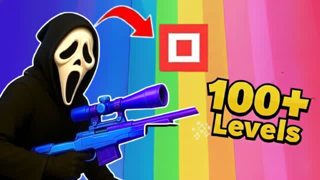 GHOSTY TRICKSHOT PARKOUR🎯(100+ LEVELS!)