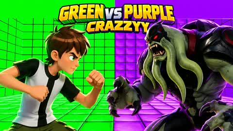 GREEN VS PURPLE🟢🟣CRAZZYY