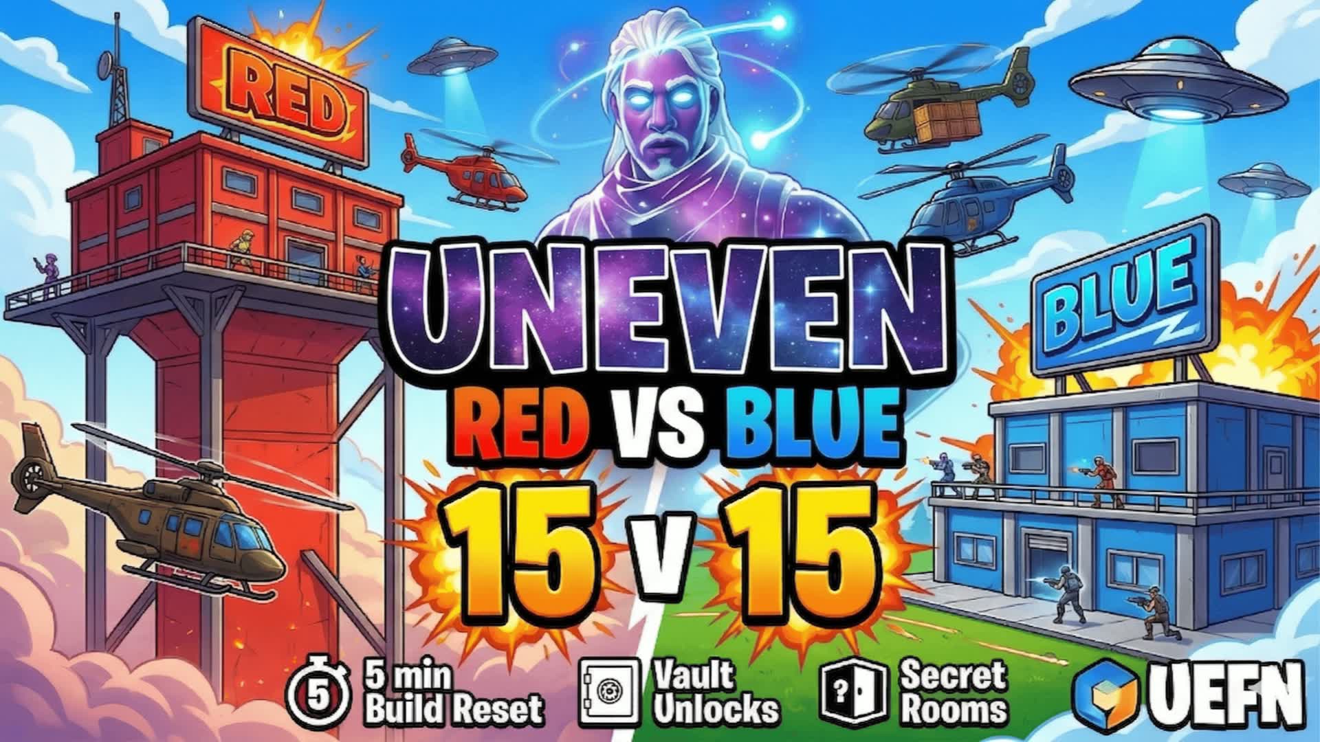 RED vs BLUE 不均一