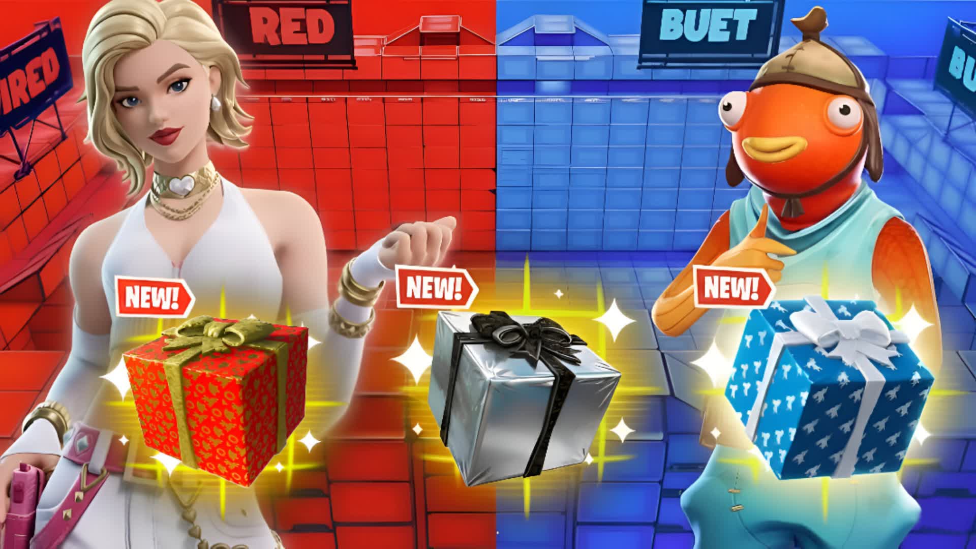 ULTRA RED VS BLUE 🔴🔵 ALL GUNS FFA 🤫