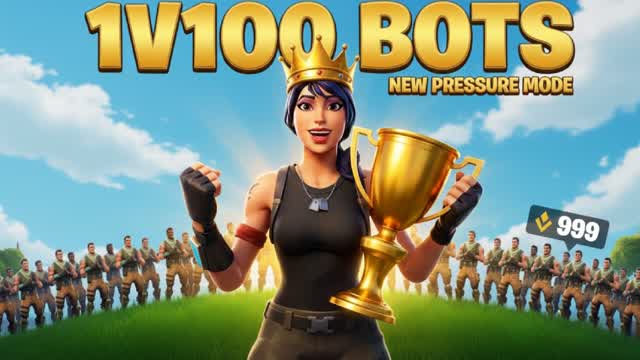 1v100 BOTS | NEW PRESSURE MODE