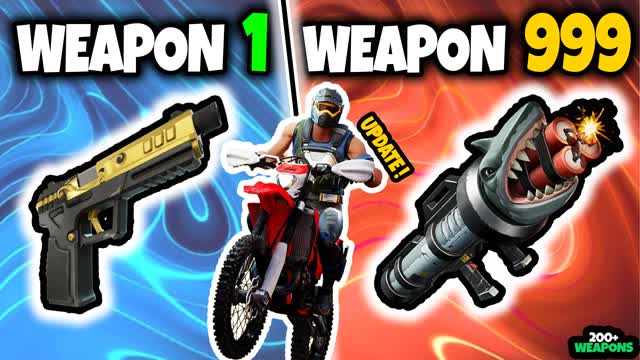 🏍️DIRT BIKE🔫GUN GAME🔫ONE SHOT 🎯
