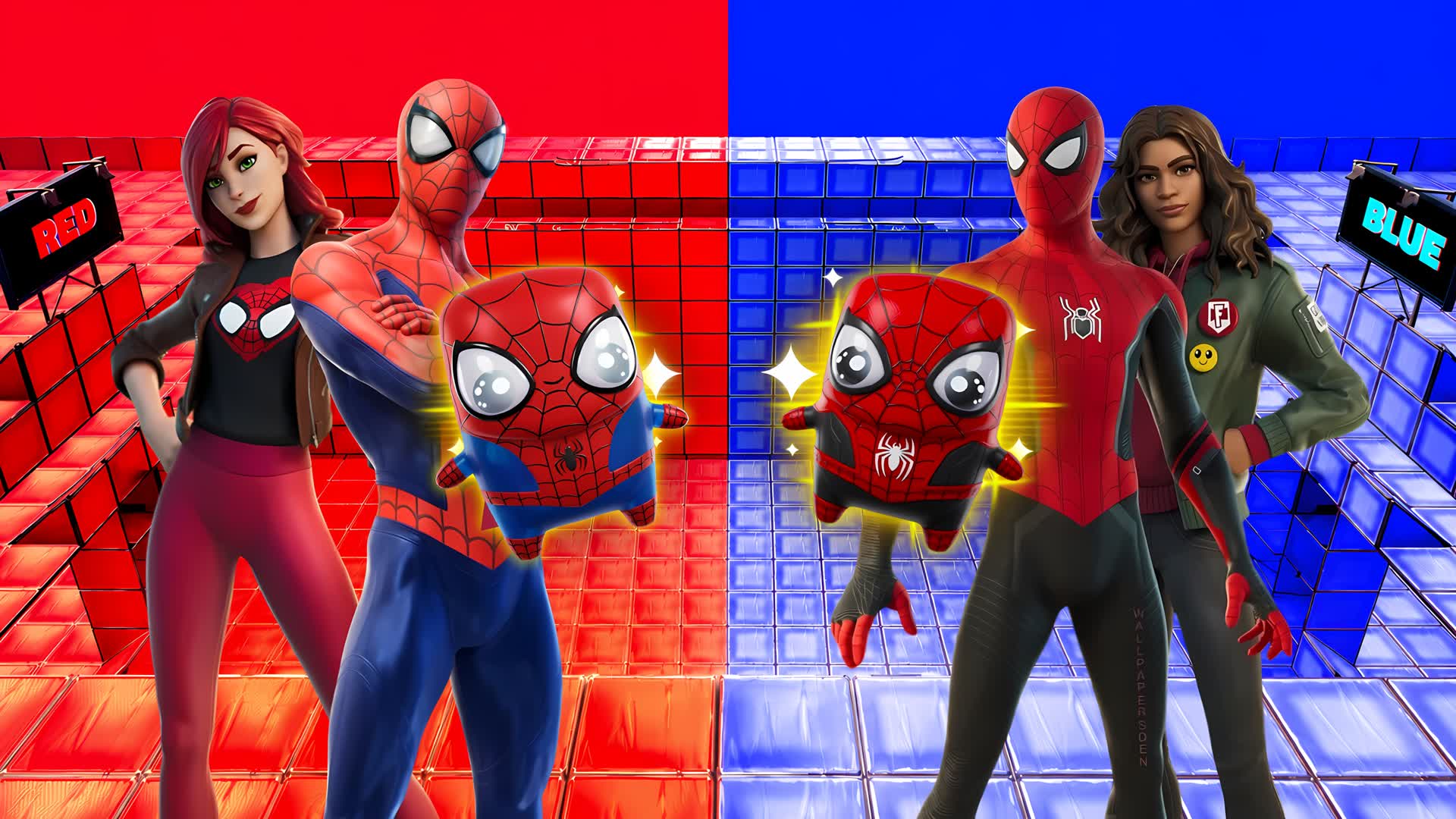 RED VS BLUE SPIDEY SPRITE [SHOOTER]