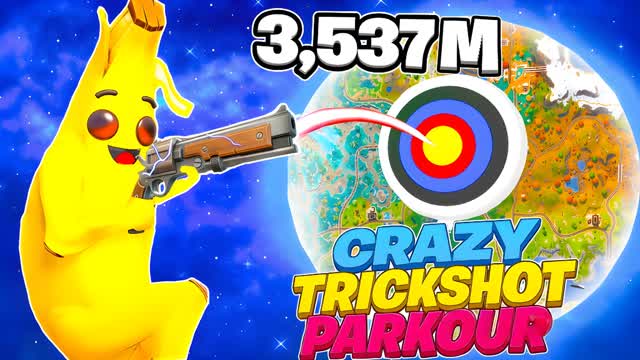 CRAZY TRICKSHOT PARKOUR DEATHRUN 🎯
