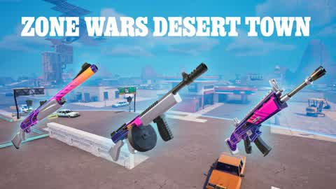 ZONE WARS DESERT TOWN 20 PLAYERS