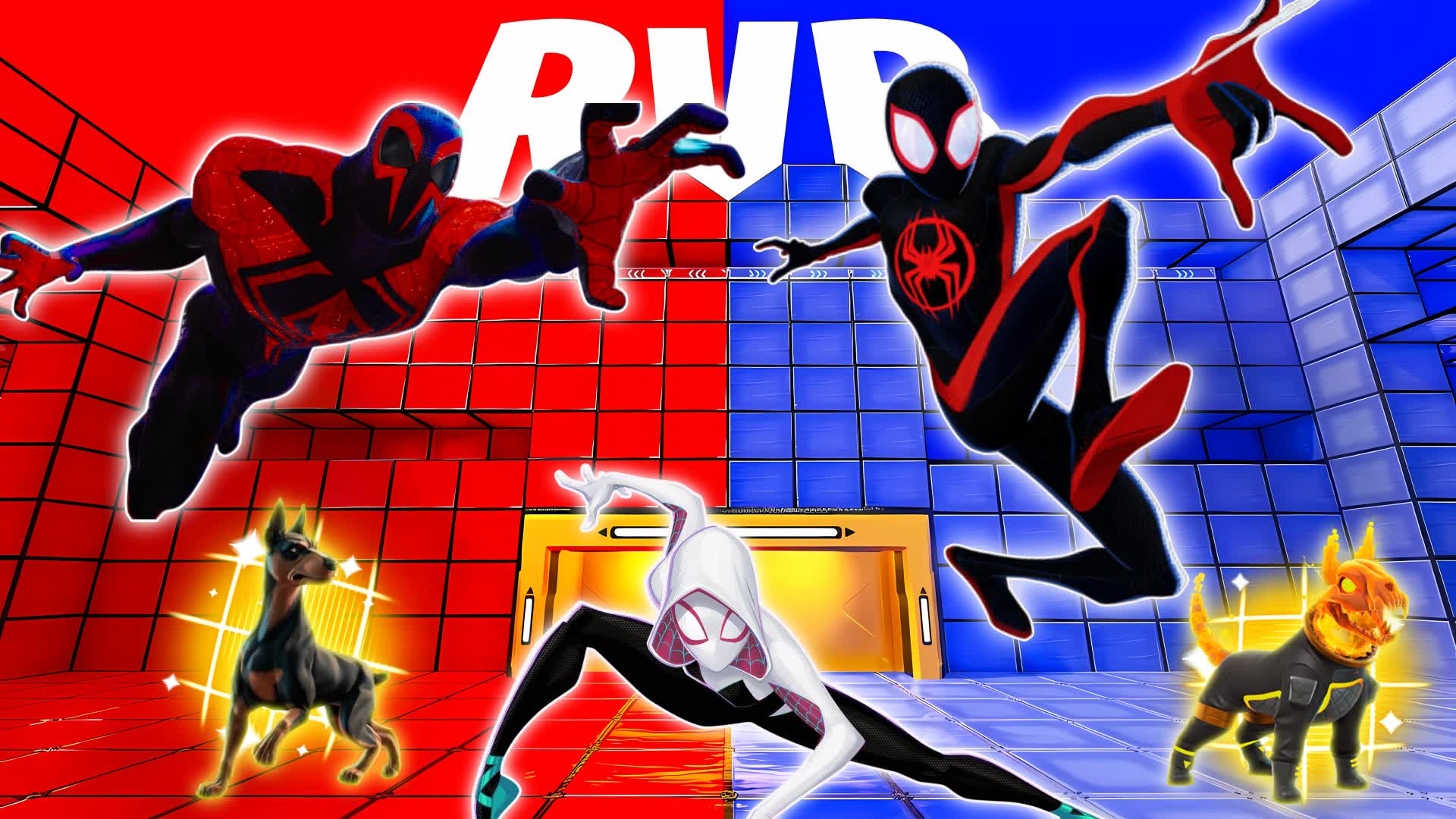 RVB 🔴🔵  RED VS BLUE SPIDERVERSE