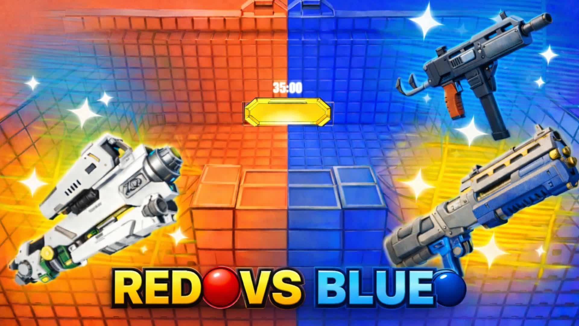 ALL GUNS🟥 RED vs BLUE 🟦