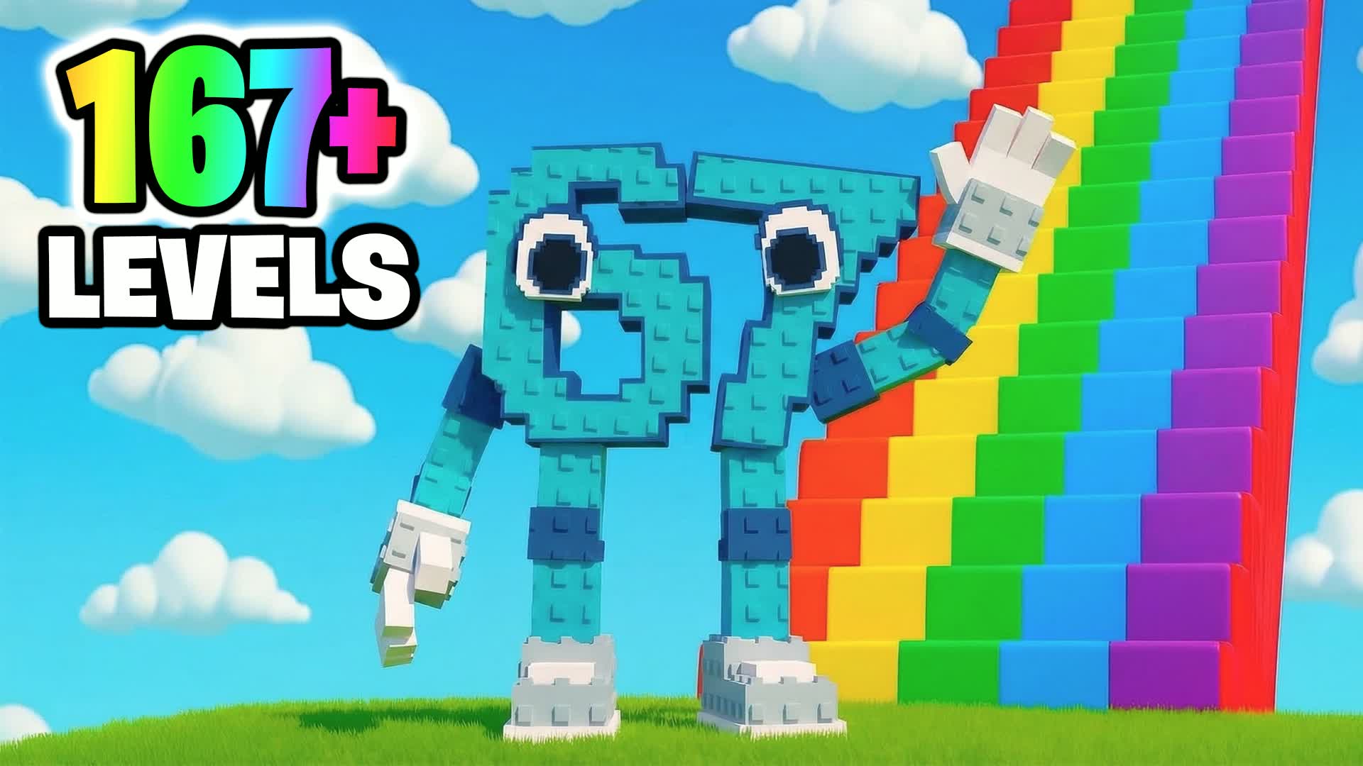 🌈FALL GUYS 167+ EASY OBBY PARKOUR
