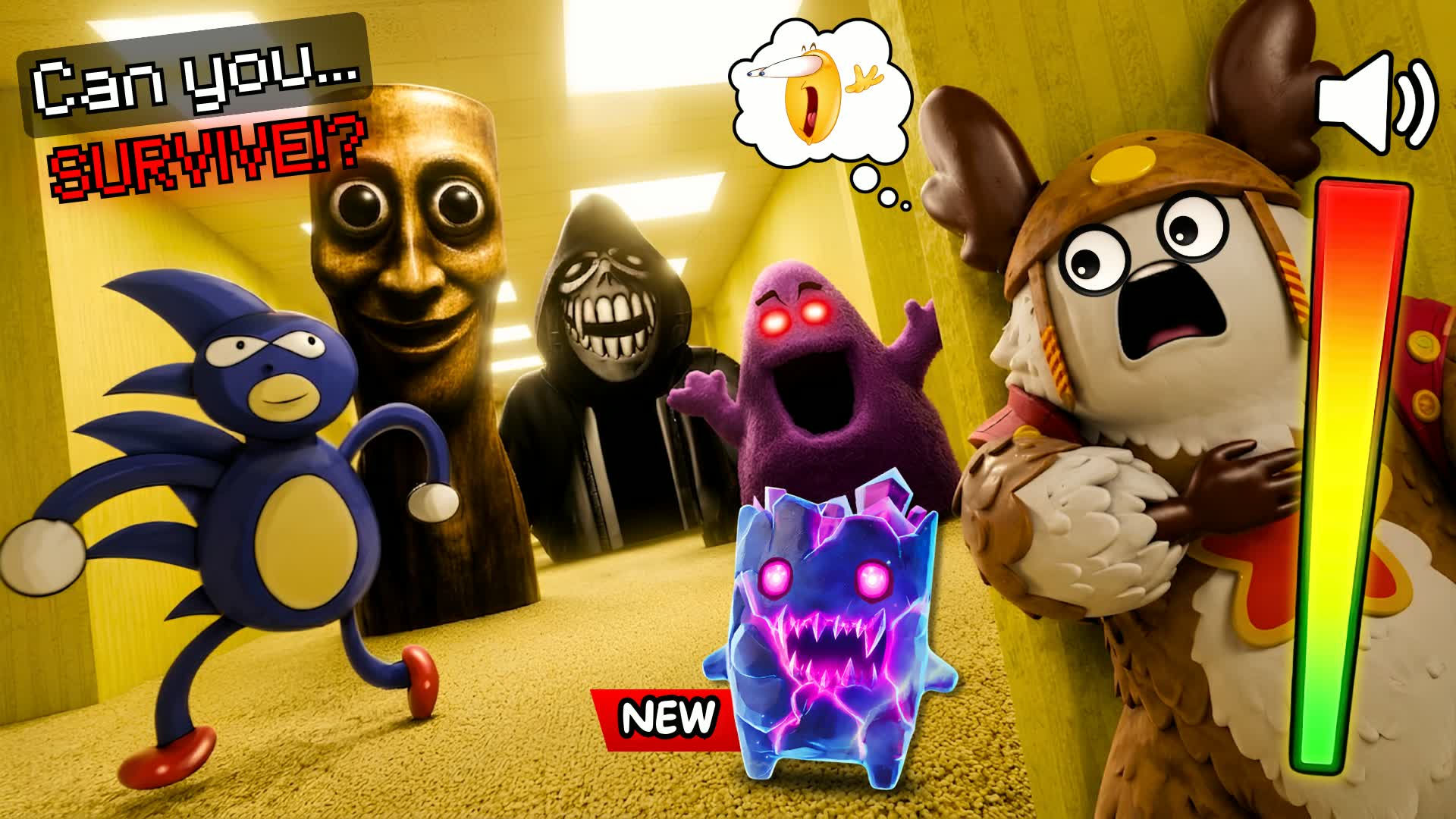 🗿 BACKROOMS SURVIVAL - NEXTBOT 😹