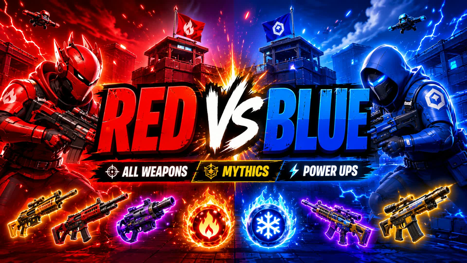 RED VS BLUE ULTIMATE CLASH 🔴🔵