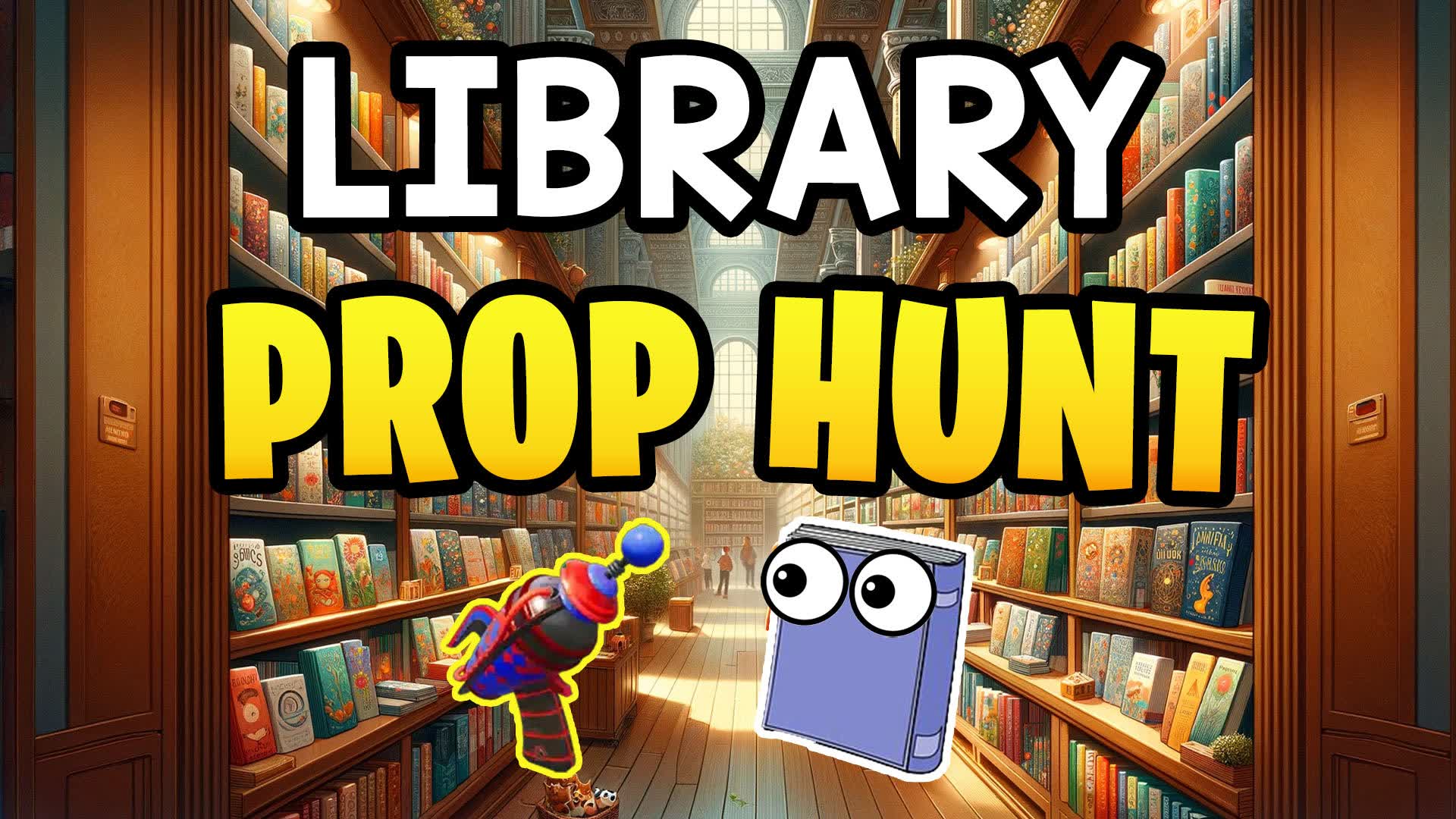 Fortnite Library Display LIBRARY PROP HUNT📖 9279-9647-0382 by vgo - Fortnite Creative Map Code ...