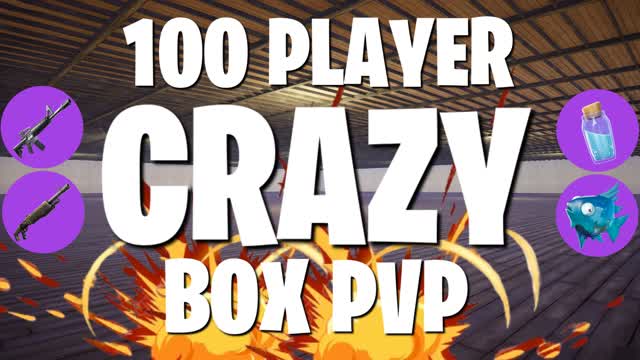 100 PLAYER CRAZY BOX PVP 📦🔥