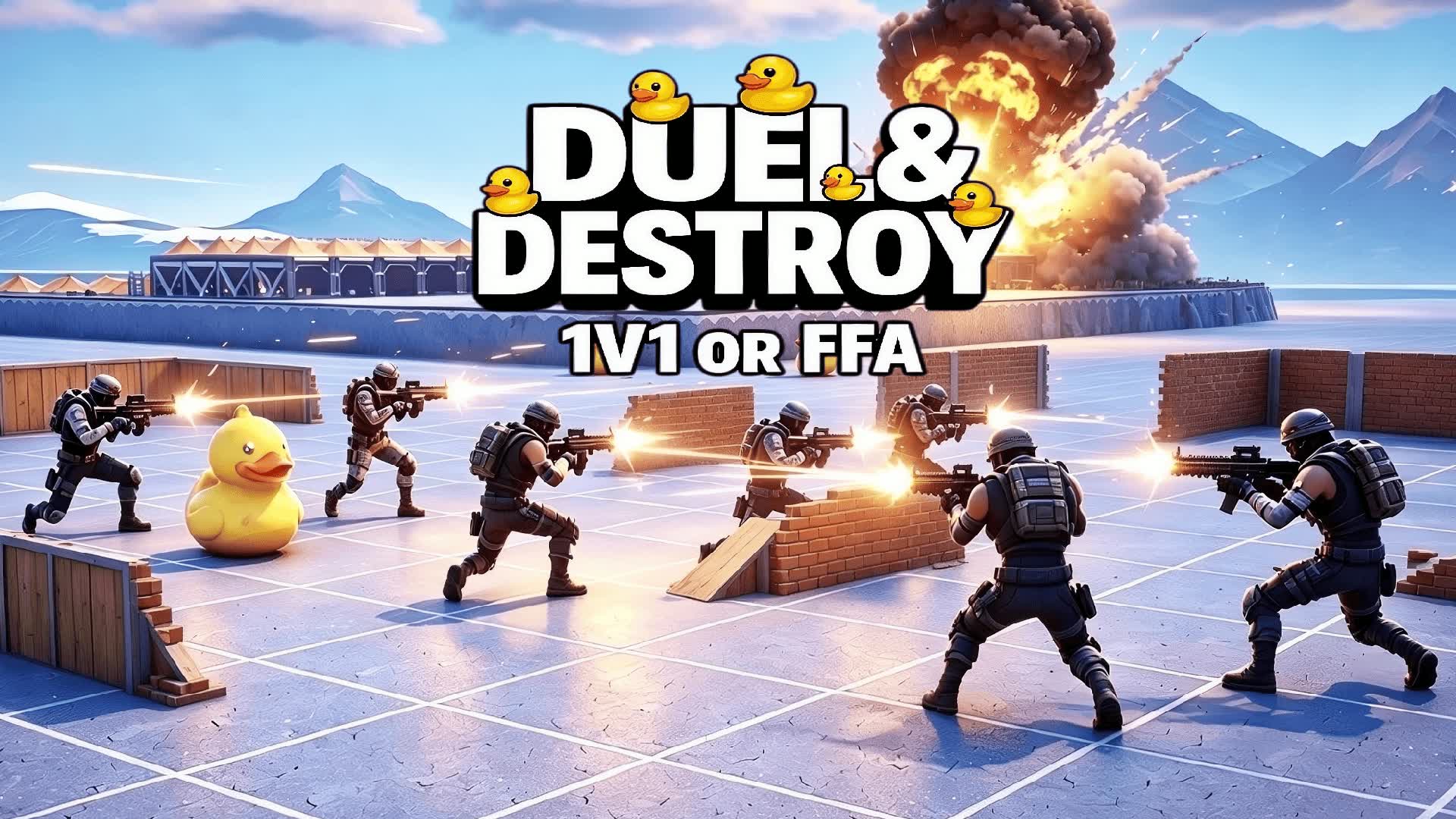 デュエル & 破壊 1v1またはFFA