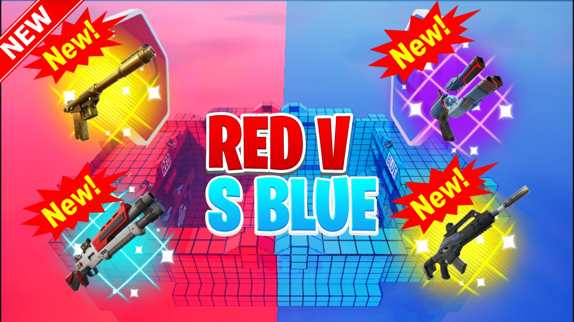 RED VS BLUE 🔴🔵 (ALL WEAPONS · BOOSTS)