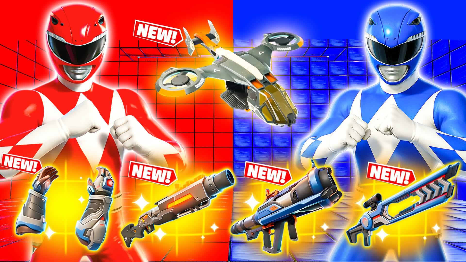 パワー・レッド VS ブルー 🔴🔵