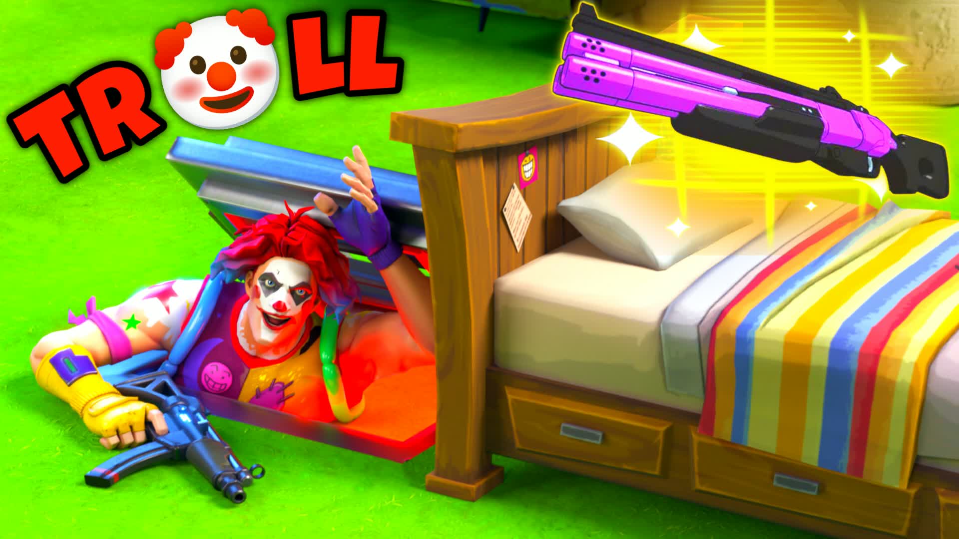 TR🤣LL BED WARS 🛏️