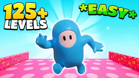 OBBY FALL GUYS PARKOUR 125+ 👑