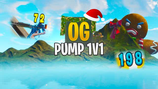 🎅OG PUMP 1V1 *OG DAMAGE NUMBERS*❄