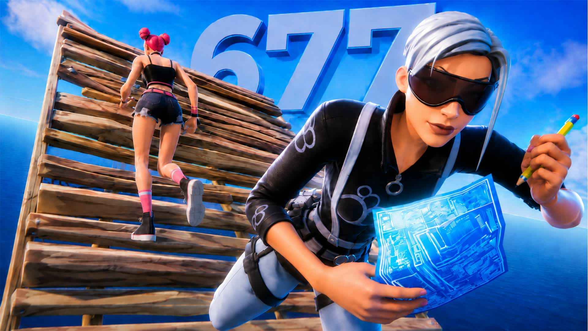 1V1 BUILD FIGHTS! [ 677 ]