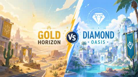 🌍 GOLD HORIZON VS DIAMOND OASIS 💎