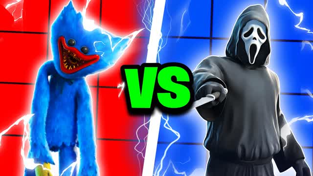HUGGY VS GHOSTFACE RED VS BLUE🔴🔵ROVIX