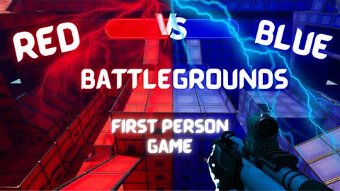 FIRST PERSON RED VS BLUE BATTLE🔵🔴